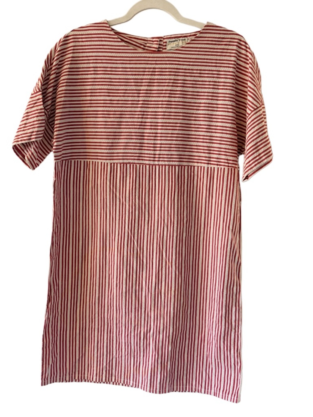 Organic woven‎ cotton shift dress size 4.